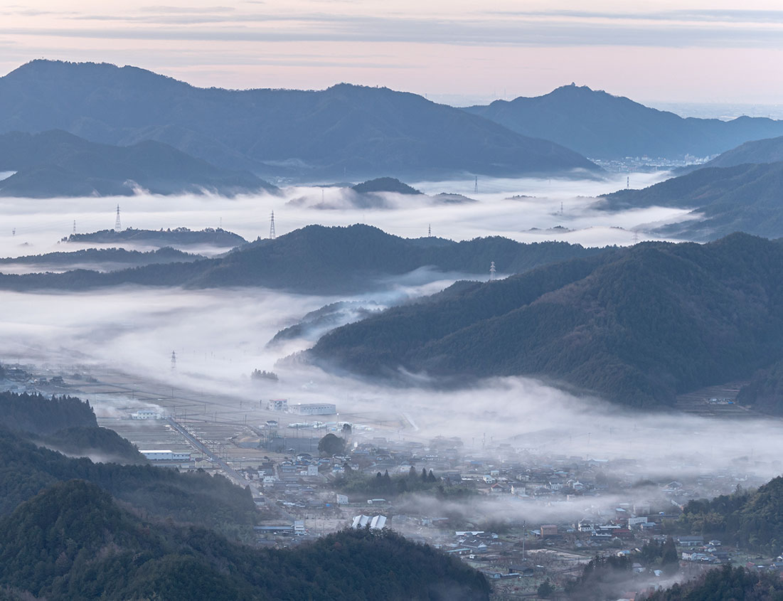 大桑城跡の風景