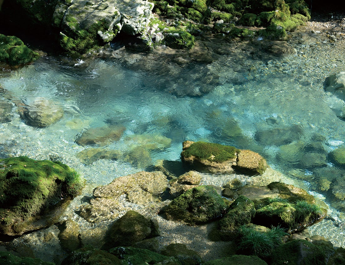 円原の伏流水